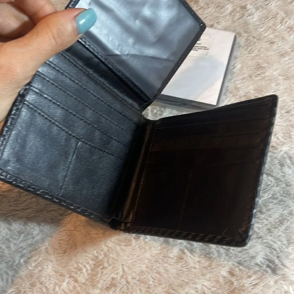 NEW RFID blocking large mens wallet